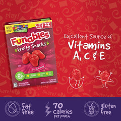 Each Funables pouch supports vitamins A, C, and E in the snack