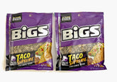 Fungraver Taco Supreme sunflower seeds two-pack on a snack tray offering bold flavor.