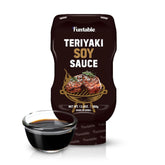 Funtable Teriyaki sauce bottle front view for dipping and marinating.