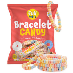 FUNTASTY candy bracelet in assorted fruit flavors for shareable treats