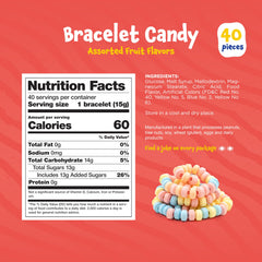 FUNTASTY candy bracelet with stretchable band for easy wearing