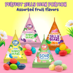 FUNTASTY jelly beans classic fruit flavors for familiar, fruity moments.