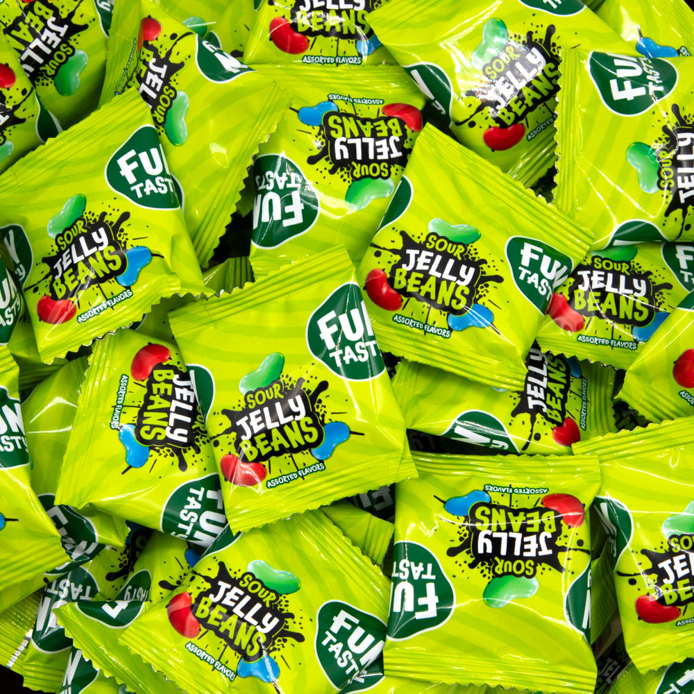 FUNTASTY Jelly Beans mini pack pouch for on-the-go snacking and tidy sharing.