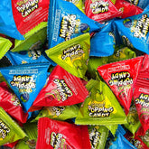 FUNTASTY Sour Popping Rocks triangle pouch featuring bold flavors, ideal Easter egg fillers.