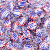 FUNTASTY Sugar-Free Starlight Mints 1lb pack offering a crisp peppermint refreshment for after-dinner palate cleansing.