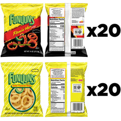 Funyuns Original Onion Flavored Rings bag close-up highlighting crisp texture