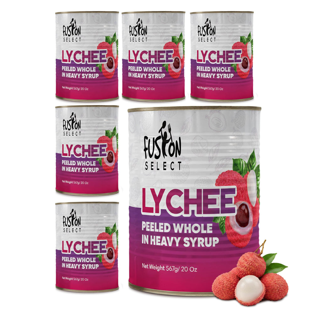 Fusion Select lychees in syrup: ready-to-serve fruit for bowls and desserts.