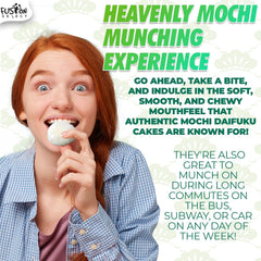 Fusion Select Mochi Daifuku bite shot invites a quick, satisfying snack.