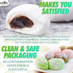 Fusion Select Mochi Daifuku filling visible in a close-up shot.