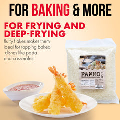 Fusion Select Panko Breadcrumbs deliver tonkatsu-like crunch for pan-fried dishes.