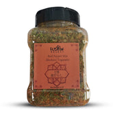 Fusion Select Shichimi Togarashi jar label highlights seven-spice blend for versatile cooking.