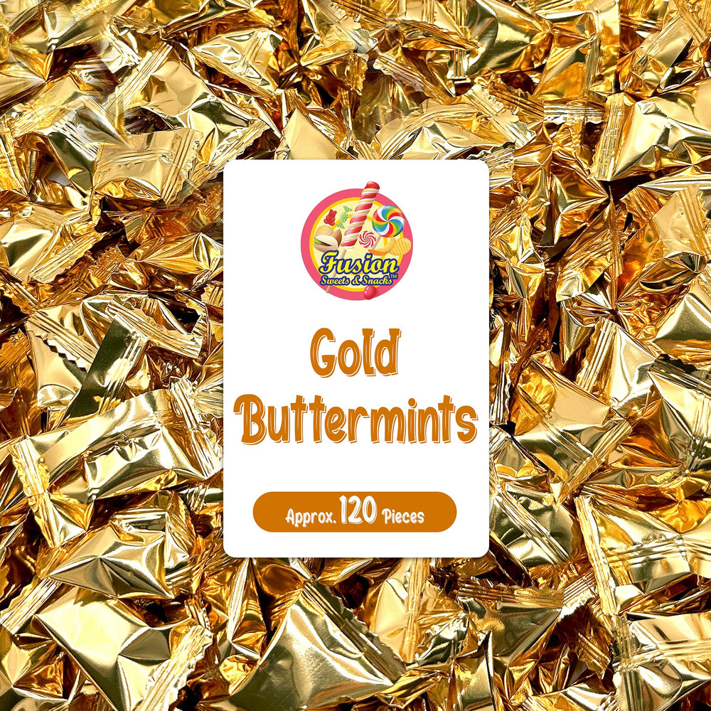 Fusion Sweets And Snacks gold-buttermints 120-count bulk for elegant weddings