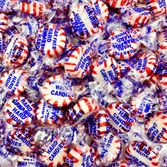 Fusion Sweets Sugar-Free Peppermint Starlight bag showing keto-friendly mint treats for sharing