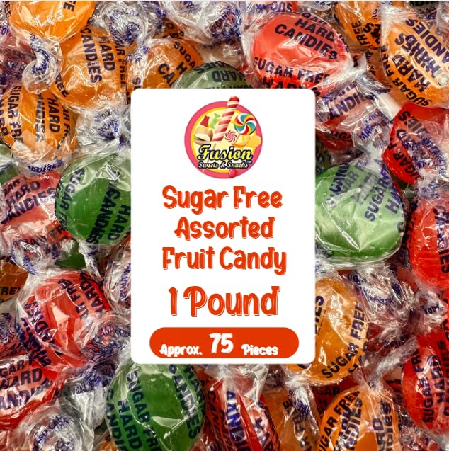 Fusion Sweets Arcor Sugar Free cherry candy—keto-friendly fruity bite.