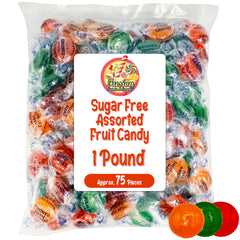 Fusion Sweets Arcor Sugar Free orange candy—zero sugar citrus delight.