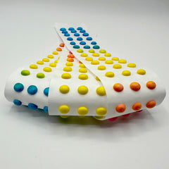 Fusion Sweets rainbow fruit dots offer miniature bursts of flavor