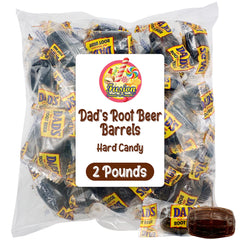 Gluten-free and fat-free Dad's Root Beer Barrels for a lighter treat.