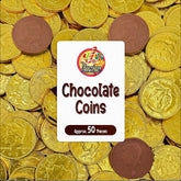 Fusion Sweets Gold Candy Coins bulk pack adds festive flair to party favors and decor.