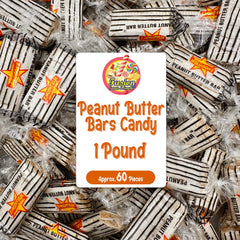 Fusion Sweets Peanut Butter Bars bulk packaging shows a sealed bag for freshness.