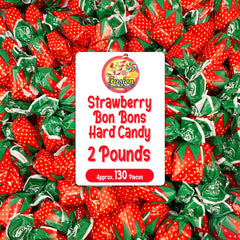 Fusion Sweets And Snacks strawberry-filled hard candy, individually wrapped, perfect for on-the-go sweetness.
