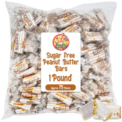 Fusion Sweets sugar-free peanut butter bars creamy center with light crunch