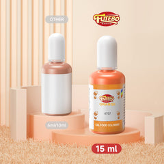 FUTEBO pink oil coloring bottle for smooth chocolate and cake accents.