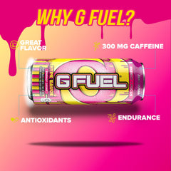 G Fuel Hype Sauce zero sugar can emphasizes healthy energy without sugar crash