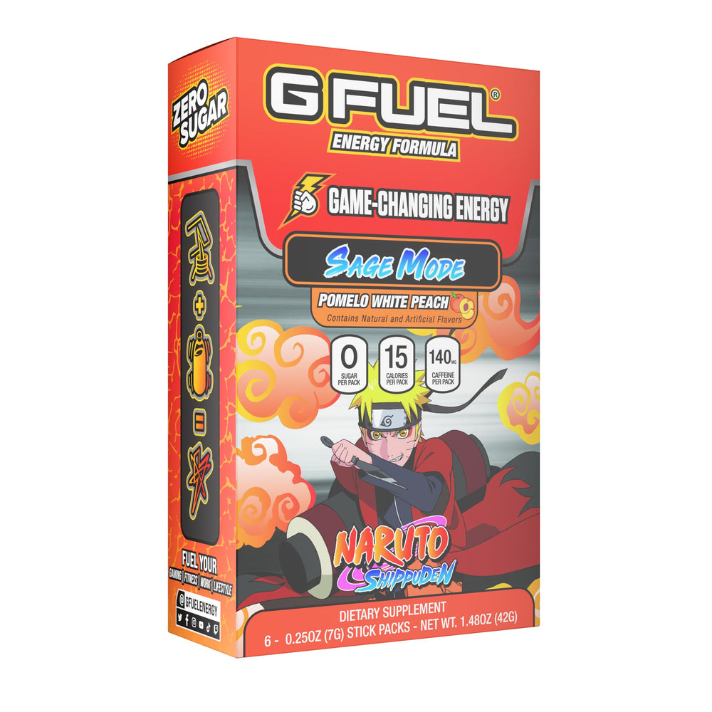 G Fuel Sage Mode energy packet with pomelo flavor boosts focus and alertness