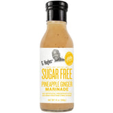 G Hughes Pineapple Ginger Marinade bottle ready to glaze juicy chicken