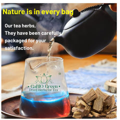 Gabio Green resealable package keeps palo azul fresh and fragrant.