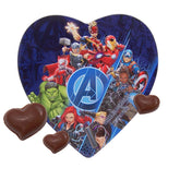 Galerie Avengers Valentines Tin with chocolates, ideal for sharing.