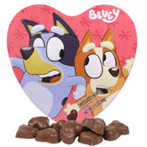 Galerie Bluey valentines box features a collectible heart container for a playful keepsake