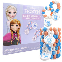 Galerie Disney Frozen candy bracelets are individually wrapped to stay fresh.