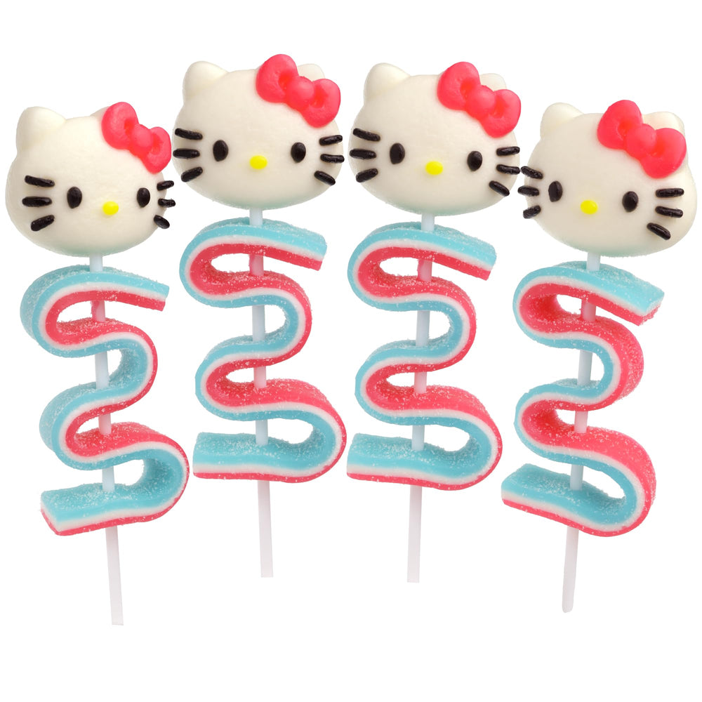 Galerie Hello Kitty gummy skewers with assorted character gummies for playful snacking
