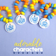 Galerie Paw Patrol candy bracelets individually wrapped for freshness and sharing.