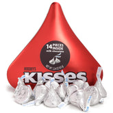 Galerie Hershey Kisses gift box displaying 14 chocolates in a reusable tin for gifting.