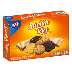 Gamesa Surtido Rico box of assorted cookies, ideal with coffee