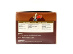 Box packaging of Ganocafe Classic Ganoderma communicates Thai craftsmanship
