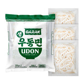Garak udon noodles 3-minute pack-shot highlights quick meal prep.