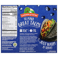 Garden of Eatin' blue corn taco shells packaging, 5.5 oz, perfect for quick meals