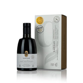 Garisar Early Harvest Arbequina bottle with vibrant color and premium aroma.