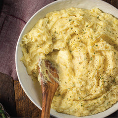 Garlic Salt with sauce pan showing versatile seasoning for sauces.