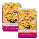 Garofalo penne 2-pack package showcases gluten-free convenience for weeknight meals.