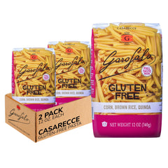 Garofalo 2-pack gluten-free casarecce on shelf, convenient family-size bundle