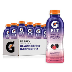 Gatorade Fit blackberry raspberry bottle close-up showcasing real hydration on the go