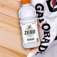 Pouring Gatorade G Zero Glacier Cherry supports quick hydration during workouts