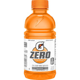 Gatorade G Zero Orange bottle front for sugar-free hydration on the go
