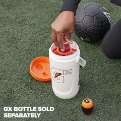 Gatorade Gx strawberry raspberry pod for quick refuel between sets.