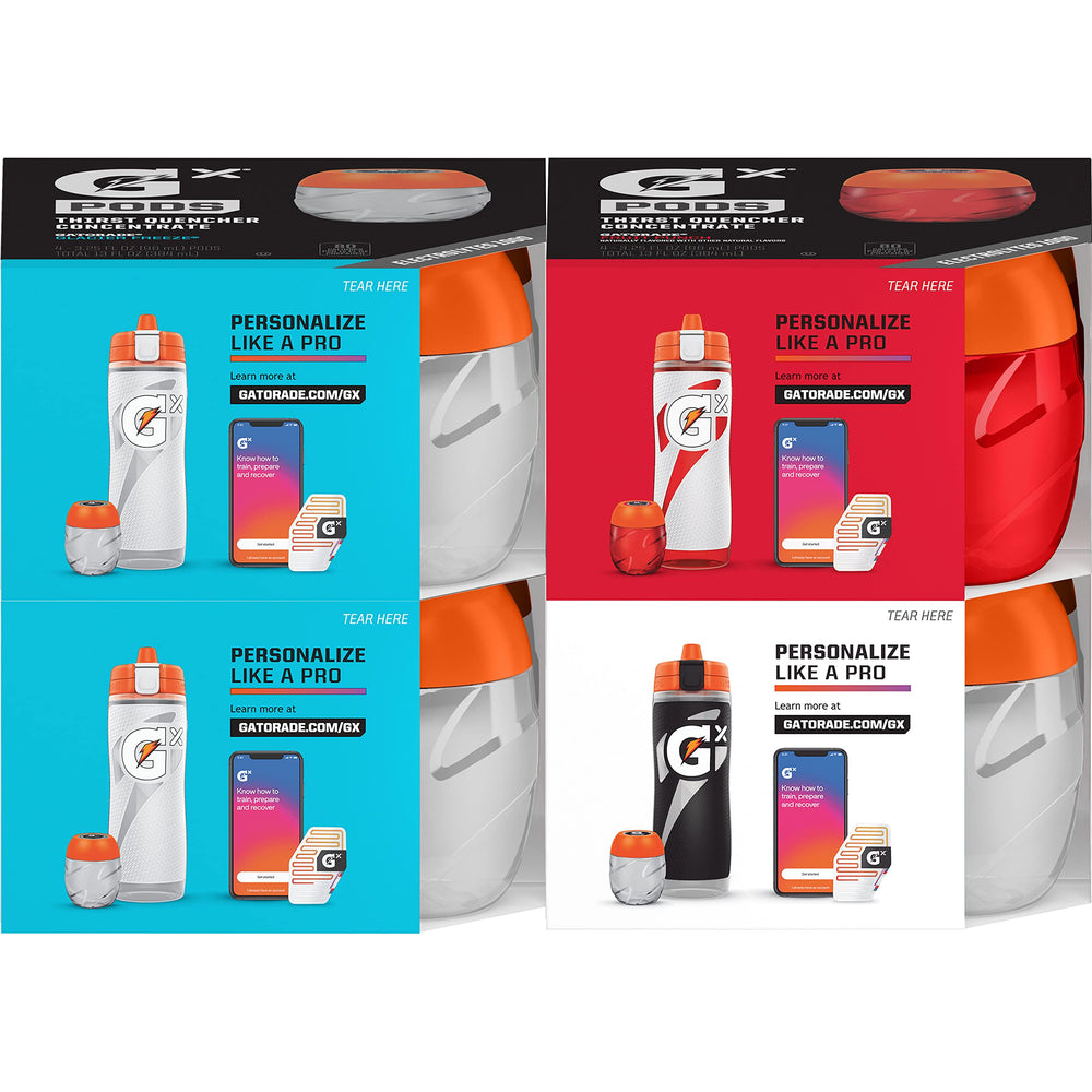 Gatorade Gx Pods 16ct pack front view with eco-friendly packaging