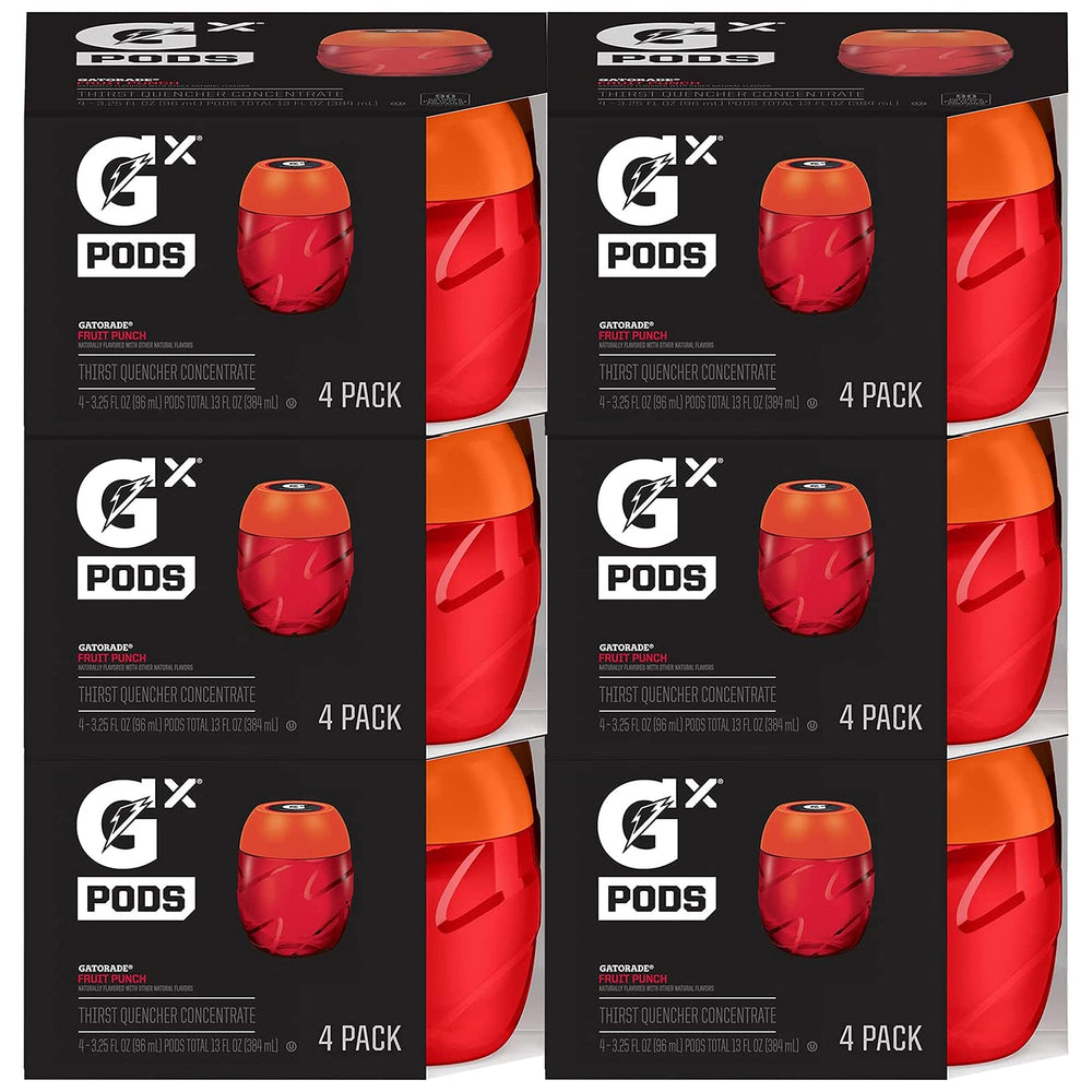 Gatorade Gx Pods Fruit Punch in a bottle for quick hydration and electrolytes